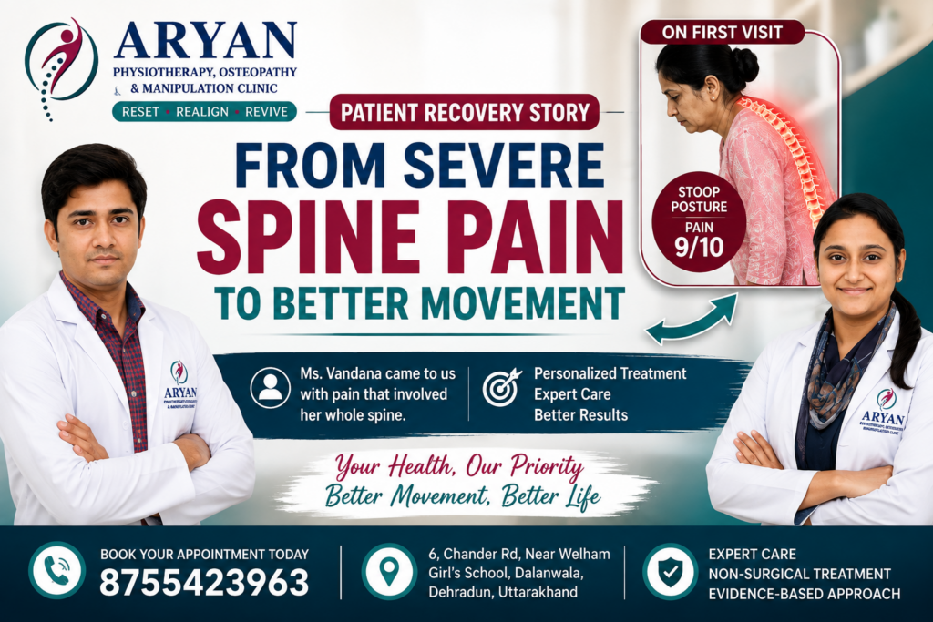 Patient Recovery Story: Severe Spine Pain Treatment in Dehradun
